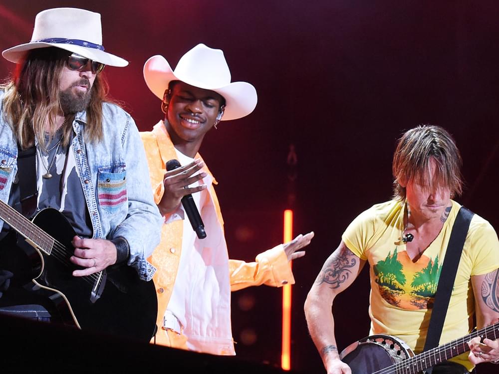 Watch Lil Nas X, Billy Ray Cyrus and Keith Urban Surprise Fans by Joining Forces on “Old Town Road” at CMA Fest