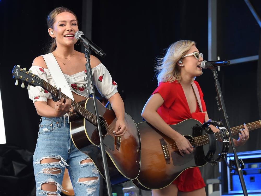 Maddie & Tae’s New Album, “The Way It Feels,” Debuts at No. 7 on Billboard Top Country Albums Chart