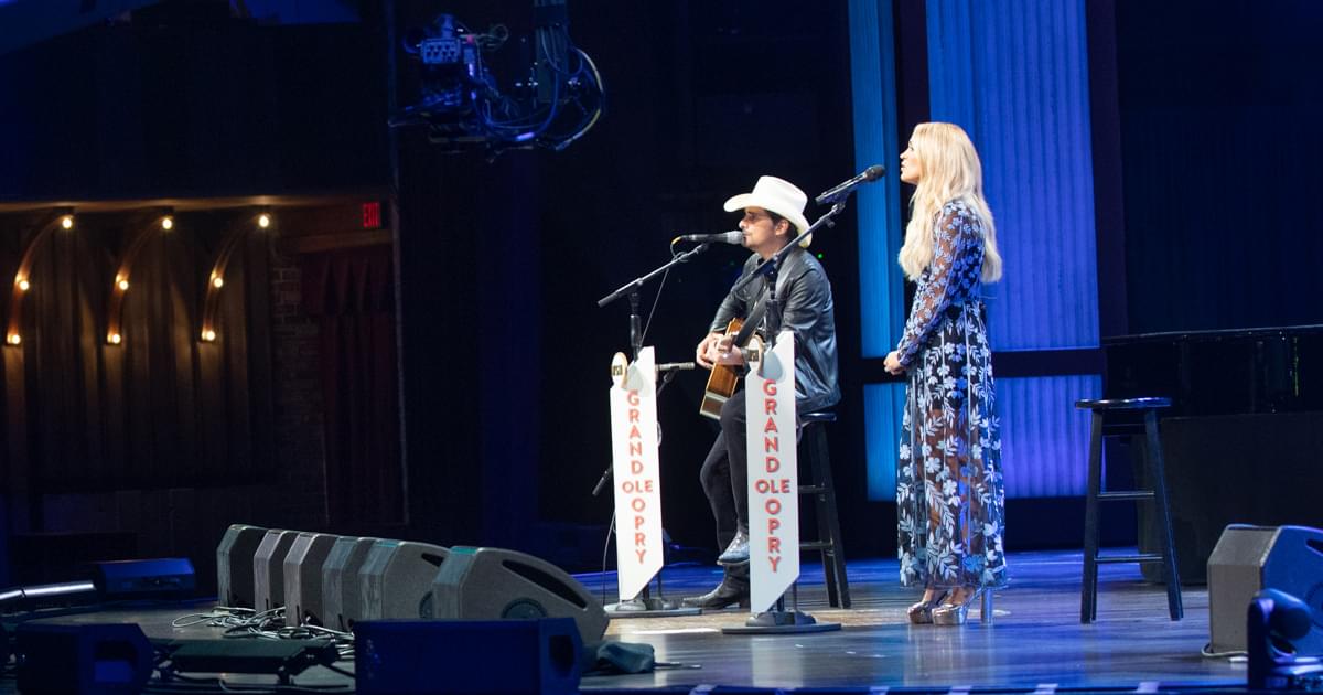 Watch Carrie Underwood & Brad Paisley Duet “Whiskey Lullaby” on the Opry