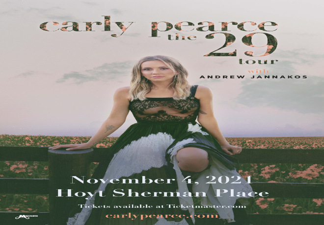 Carly Pearce Live at Hoyt Sherman Place, Nov 4!