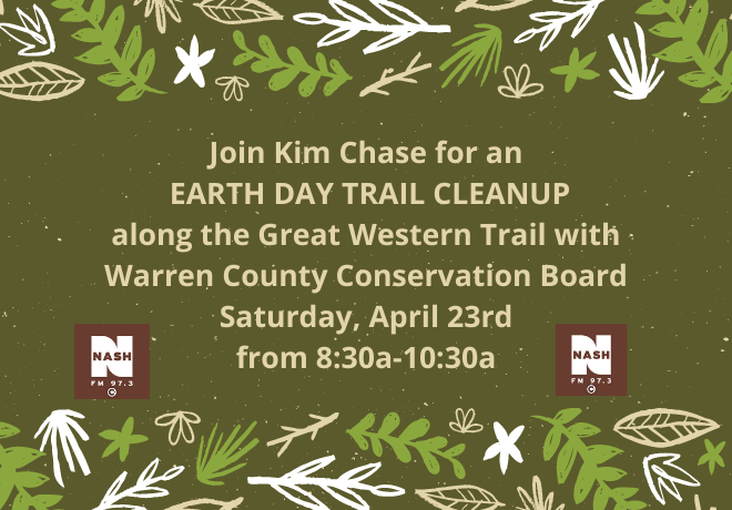 EARTH DAY CLEAN UP THIS SATURDAY: DETAILS HERE