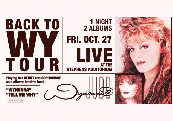 Your chance to win tickets to Wynonna Judd: Back to Wy