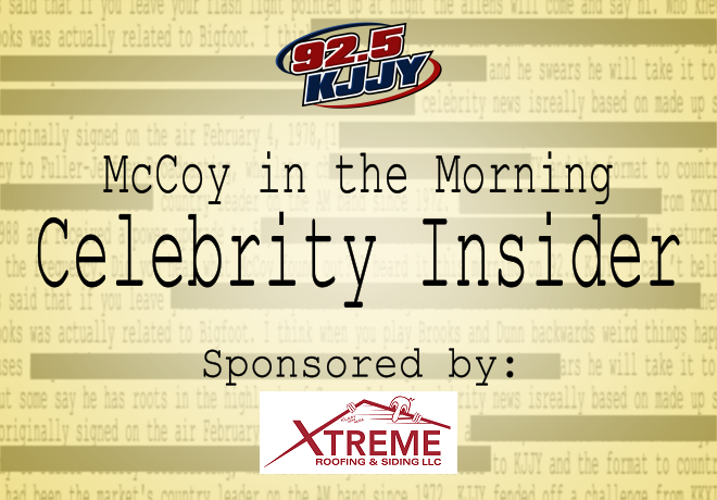 McCoy in the Morning Celebrity Insider for Monday