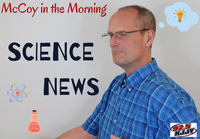 McCoy in the Morning Science News for Monday