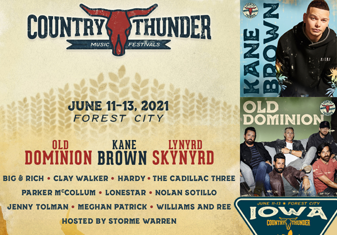 Enter to win a pair of weekend passes for Country Thunder