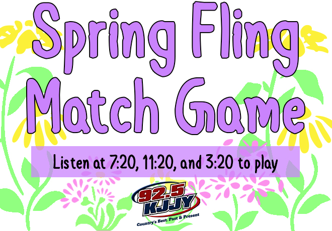 The Spring Fling Match Game Is Here!