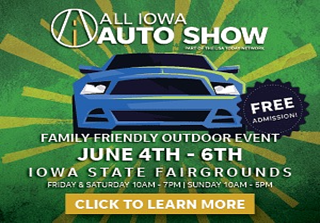 All Iowa Auto Show June 4th-6th!