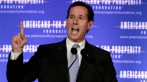 GOP presidential hopeful Rick Santorum