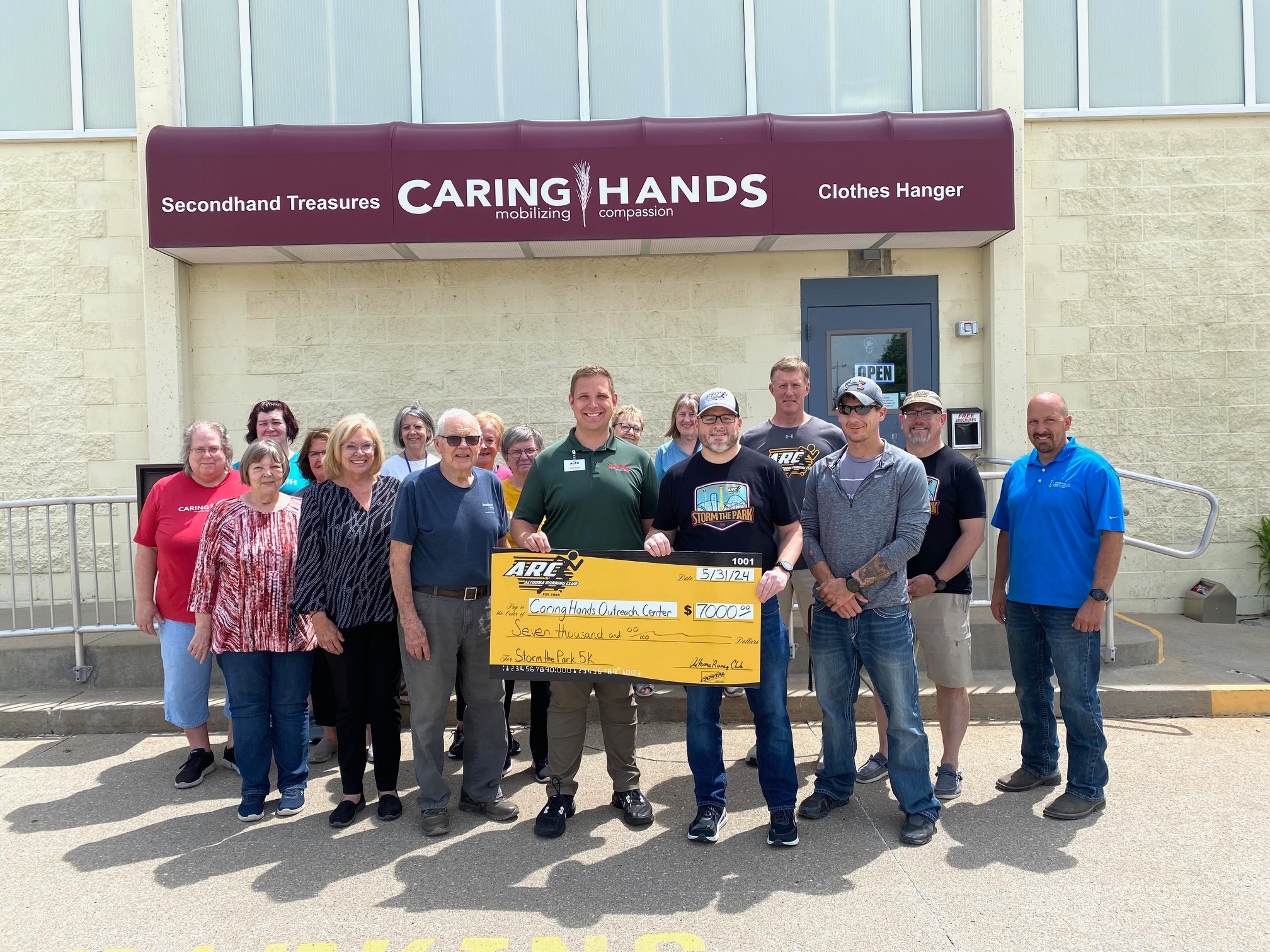 Adventureland makes Donation to Caring Hands