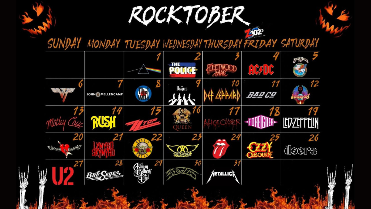 Rocktober Featured Artists