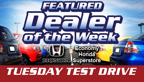 Tuesday Test Drive with Economy Honda Superstore!