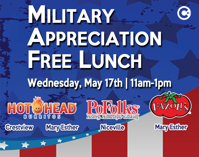 Military Appreciation Free Lunch