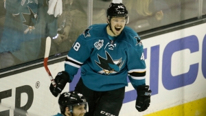Sharks’ Hertl to miss Game 4 of Stanley Cup Final