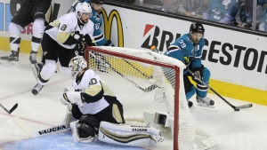 ▶︎ Logan Couture: ‘We’re trying to force shots’