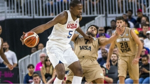 ▶︎ KD scores 23 points in rout over Argentina
