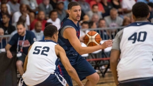 Klay Thompson: ‘There’s one ball, guess what we’ll do? We’ll put it in the hoop’