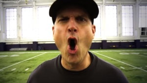 ▶︎ Bay Area rapper re-writes 49ers anthem for Michigan, gets Harbaugh to shoot music video