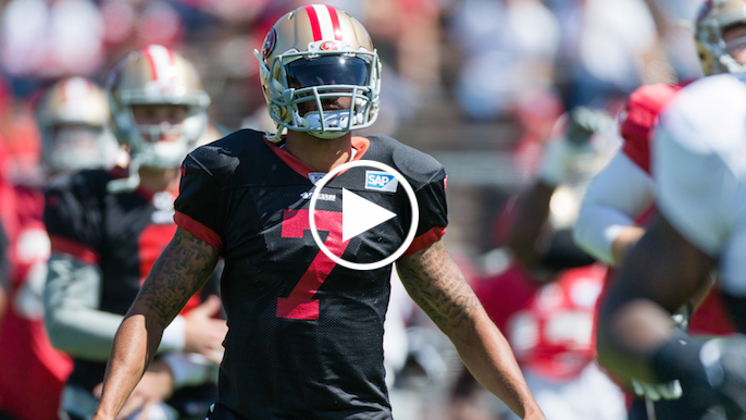 Brooks: If Kaepernick’s throws are quick and accurate, he’ll start Week 1