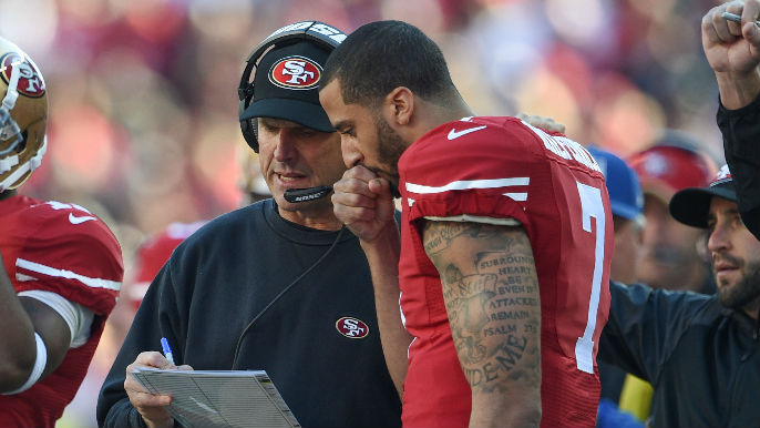 Jim Harbaugh retracts criticism of Kaepernick’s protest