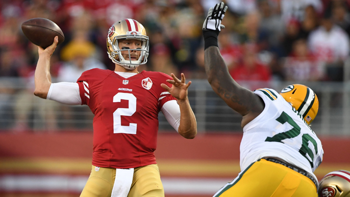 49ers struggle on offense in 21-10 loss to Packers