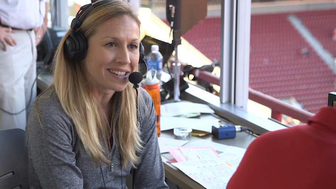 ▶︎ Behind the scenes with the NFL’s first female radio play-by-play announcer