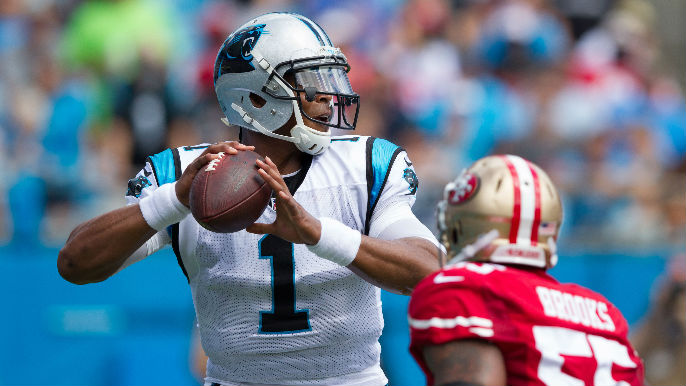 Cam Newton, Panthers overwhelm 49ers in 46-27 loss