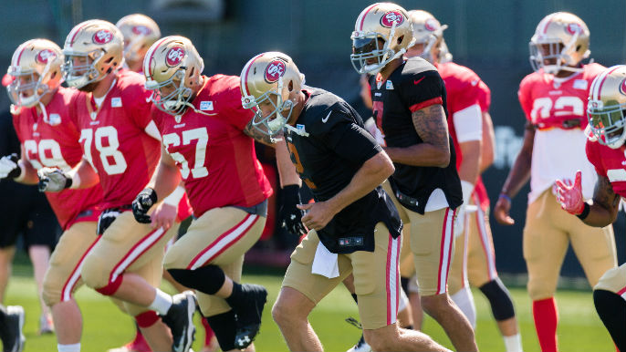 49ers send subtle message to Panthers during practice