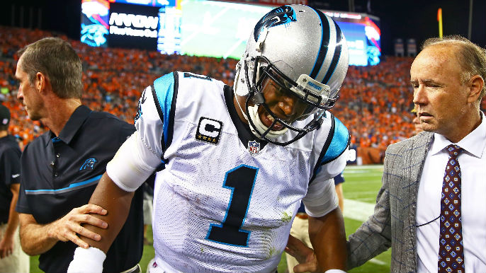 49ers Week 2 opponent Cam Newton roughed up in Denver