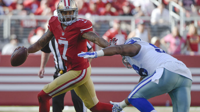 Cowboys were happy to face Gabbert instead of Kaepernick [report]