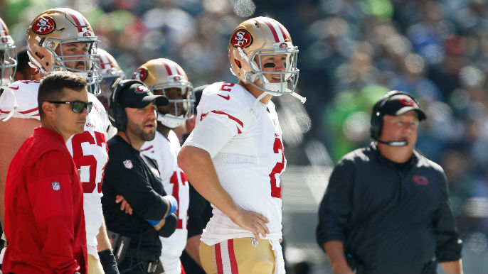 49ers locker room firmly supporting Gabbert despite struggles [report]