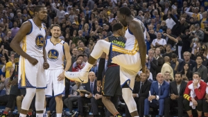 Hawks announcer agitated by Draymond’s dancing after game-winning block