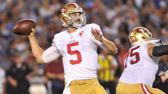 Christian Ponder is the only option the 49ers have left