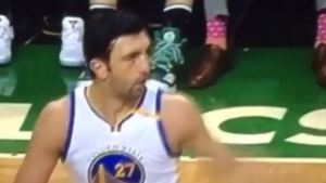 Zaza shows off his dance moves in Boston