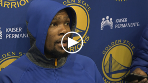 Durant shares Warriors have been working on Curry pick and roll ‘a lot at practice’