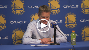 Kerr: ‘It was the most bizarre box score I’ve ever seen at halftime’
