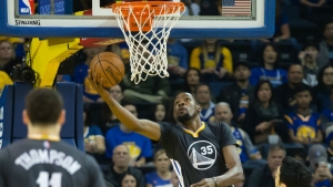 Kevin Durant’s MVP candidacy continues in 135-90 romping over Portland