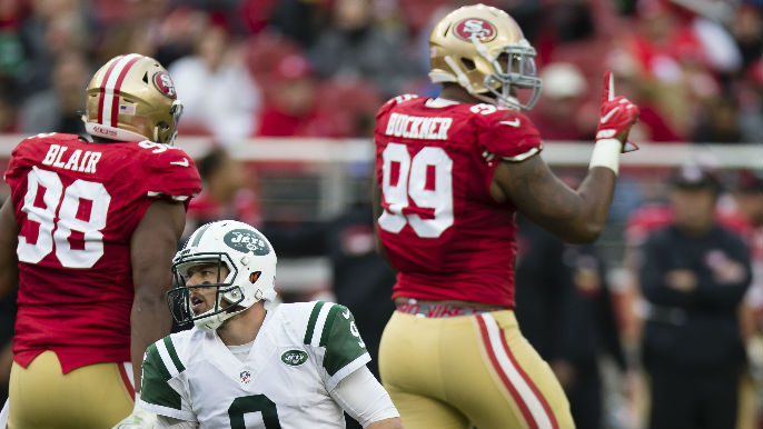 49ers rookie Buckner becoming bright spot in lost season