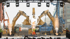 Warriors break Chase Center ground with dancing cranes, fireworks, and acrobatics