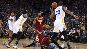 The problem with LeBron James’ actions after collision with Draymond