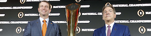 NCAAF: Alabama vs. Clemson 4:00 p.m. KNBR 1050
