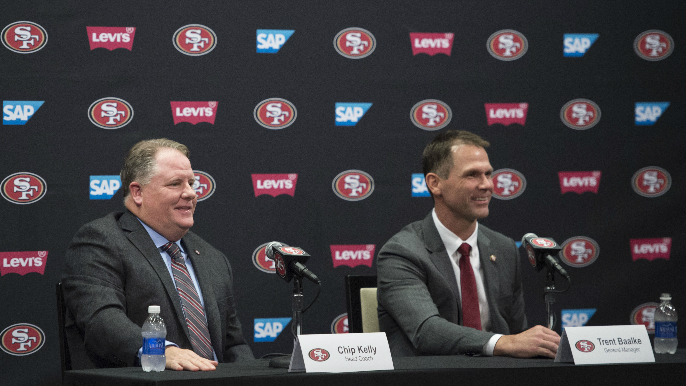 Chip Kelly denies rift between him and Trent Baalke [report]