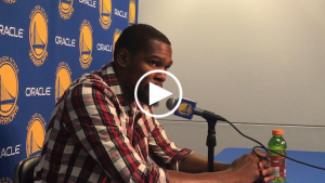 Durant on Curry’s 43 points: ‘That’s just how we play offense, man