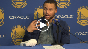 Steph shares why he appreciates playing in front of his dad