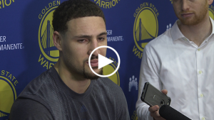 Klay Thompson says he’ll play the rest of season in his late grandfather’s memory