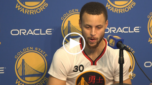Curry explains why he felt need to speak out against Under Armour CEO & President Trump