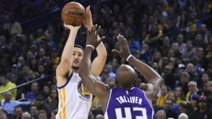 Klay explodes for 35 points in 109-86 win over Kings