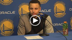 Steph Curry responds to hearing MVP chants for Isaiah Thomas at Oracle Arena
