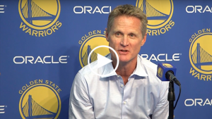 Kerr on Curry: ‘He’s humble and cocky at the same time, which is why we like him.’