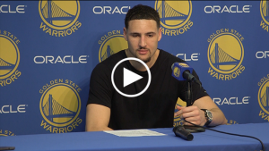 Thompson gives funny response to reporter asking why he’s been special