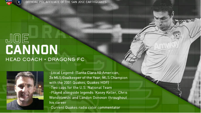 Quakes legend Joe Cannon named new Burlingame Dragons FC head coach